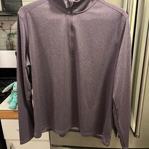 Obla Golf Performance Quarter Zip, Men’s Size Large, Dusty Purple